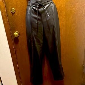 Loft faux leather pants